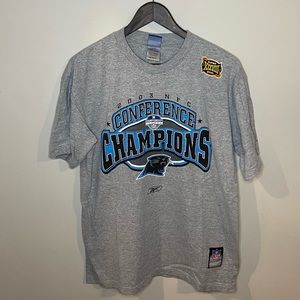 VINTAGE Carolina Panthers | 2003 Conference Champions | Gray T-Shirt | Size M